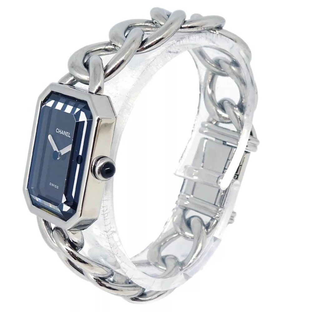 Chanel Premiere Quartz Watch Silver SS #M - Picture 6 of 8